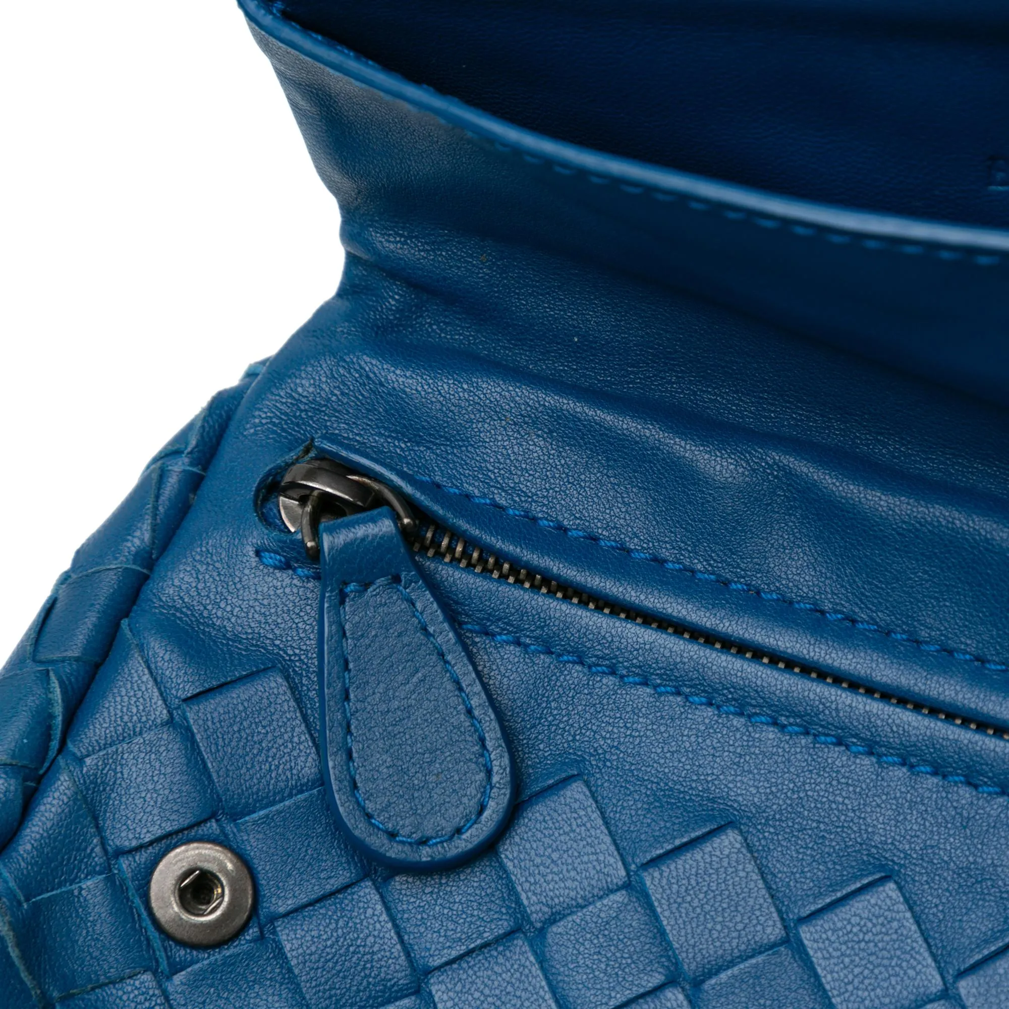 Bottega Veneta Intrecciato Chain Flap Crossbody (SHG-BqDFcj)