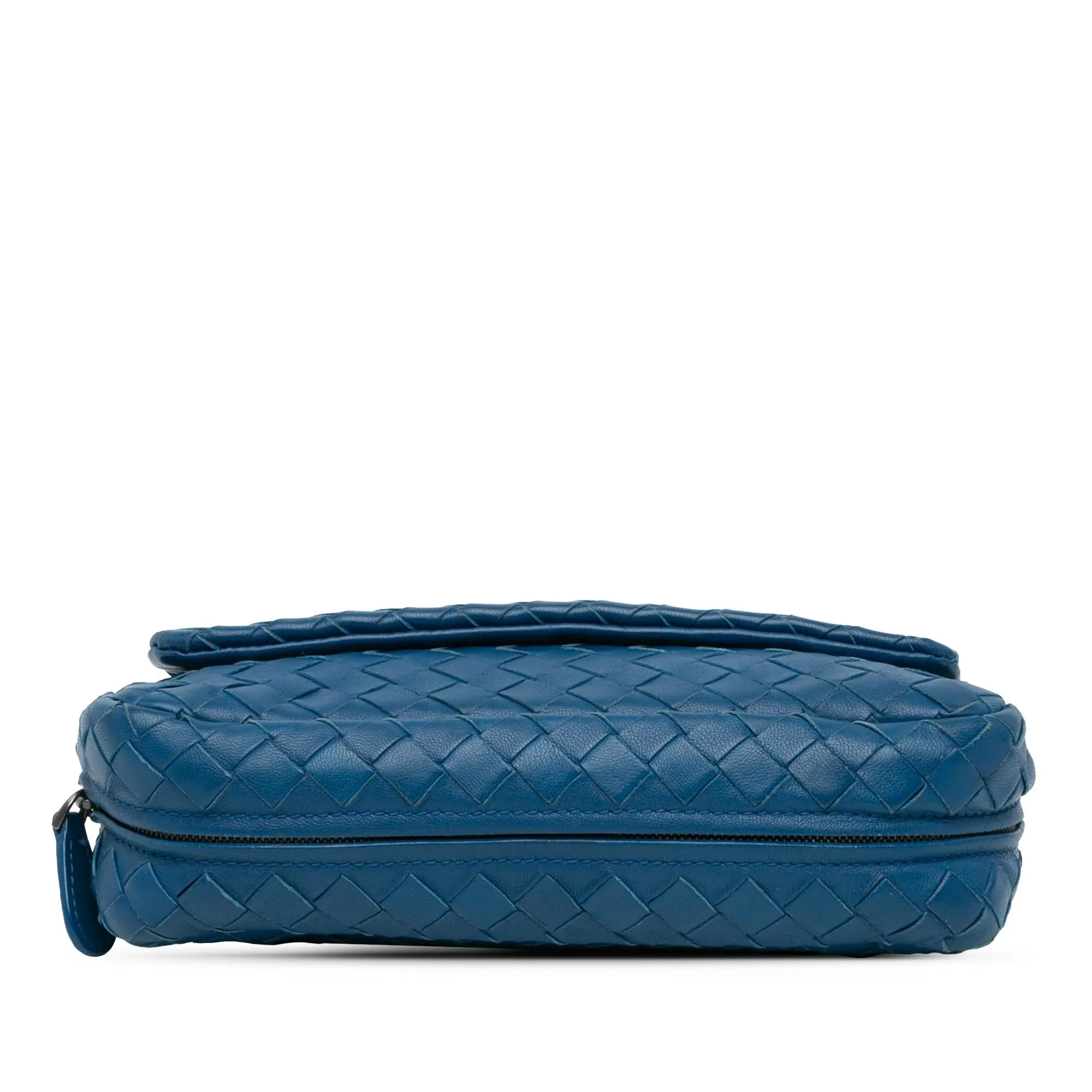 Bottega Veneta Intrecciato Chain Flap Crossbody (SHG-BqDFcj)