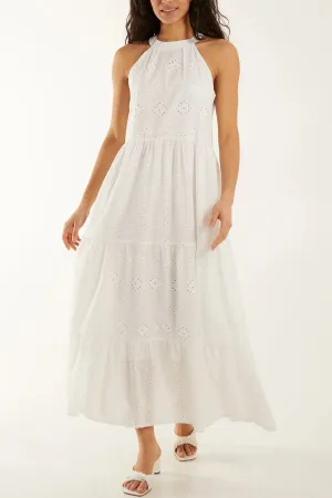 Broderie Maxi Dress
