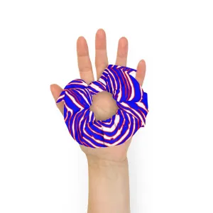 Buffalo Football Pattern Recycled Scrunchie