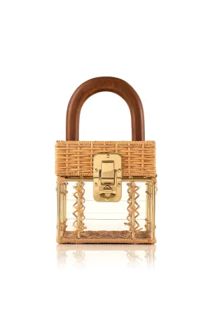 CACAU CRYSTAL TOP HANDLE BAG