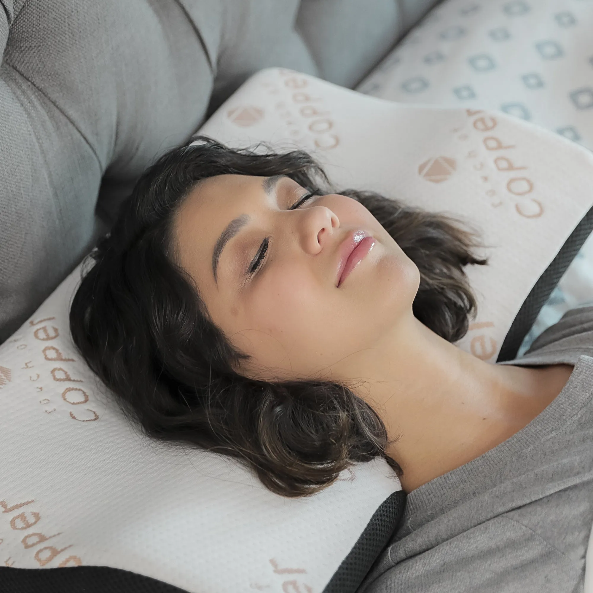 CARBON SNORE-X Ultra-THIN Flat PILLOW