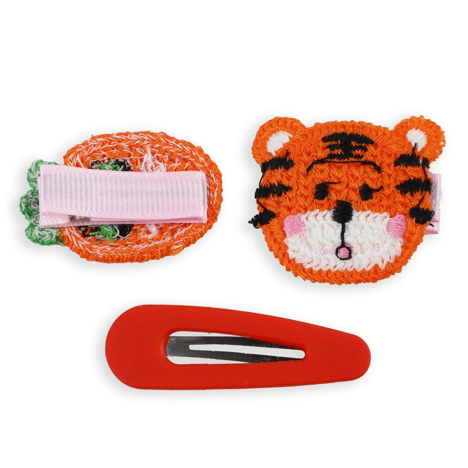 Cassandra Fruity Hair Clips Set 10 Pcs - Red