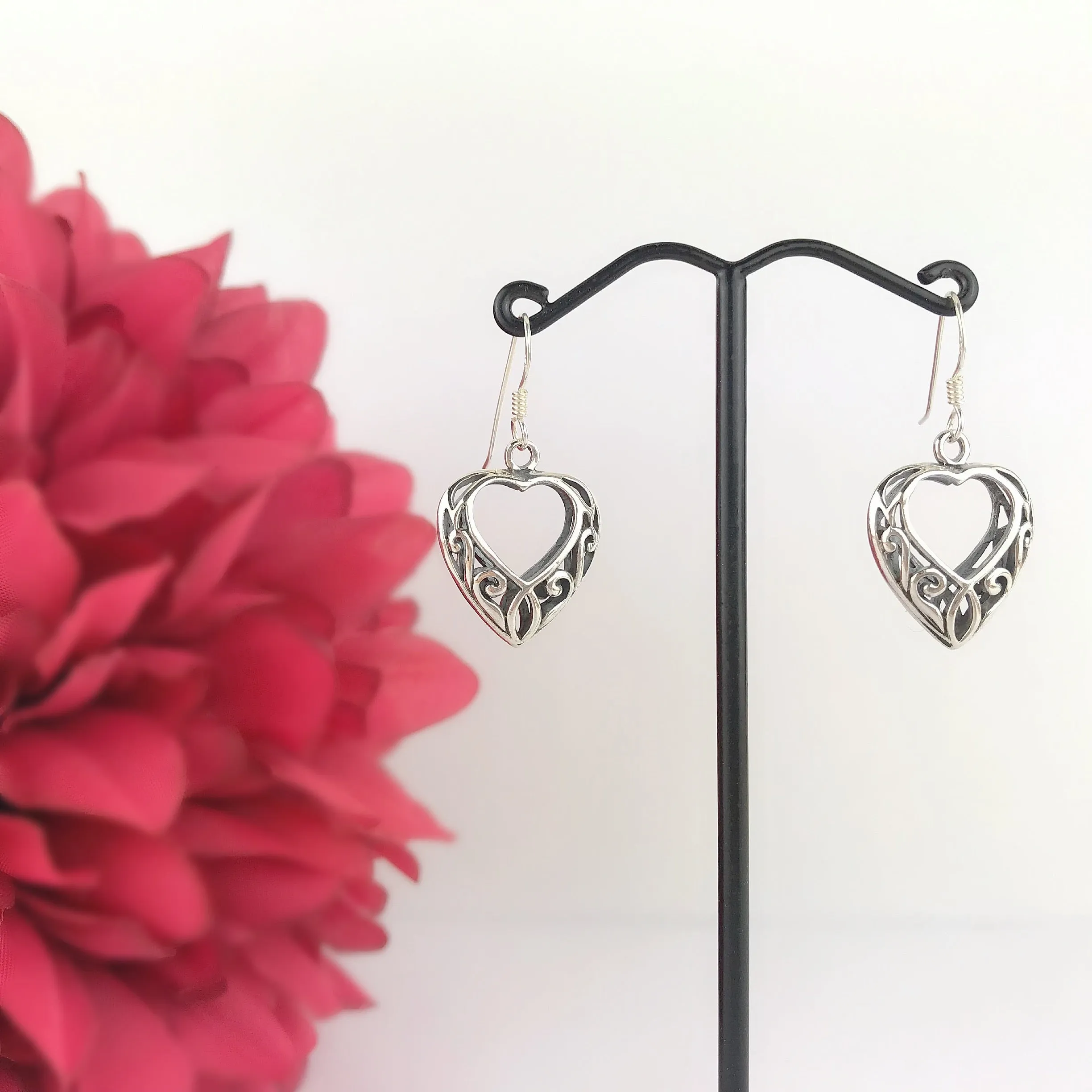 Celtic Heart Earrings - VE580