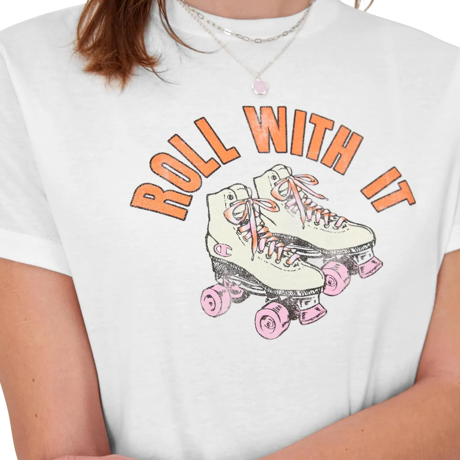 Champion Women's Tshirt, Classic Graphic Tshirt Lightweight and Comfortable Tee For Women (Plus Size Available)
