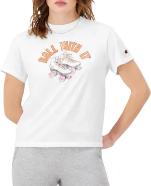 Champion Women's Tshirt, Classic Graphic Tshirt Lightweight and Comfortable Tee For Women (Plus Size Available)