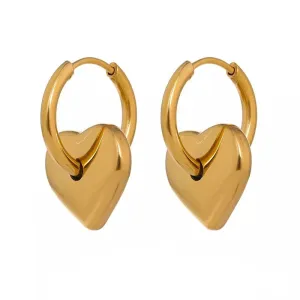 Chantilly Heart Hoops