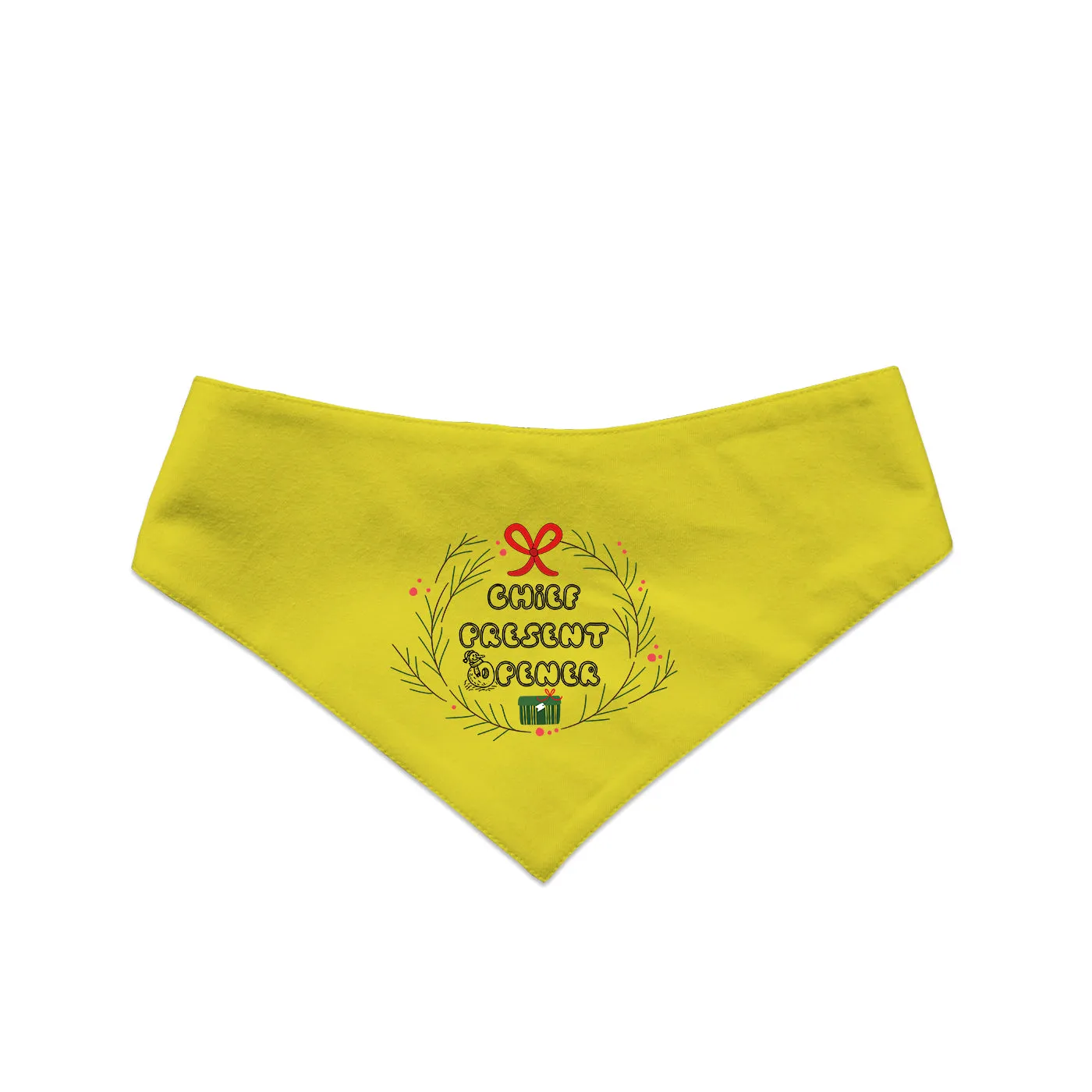 Chief Present Opener' Reversible Bandana for Dogs