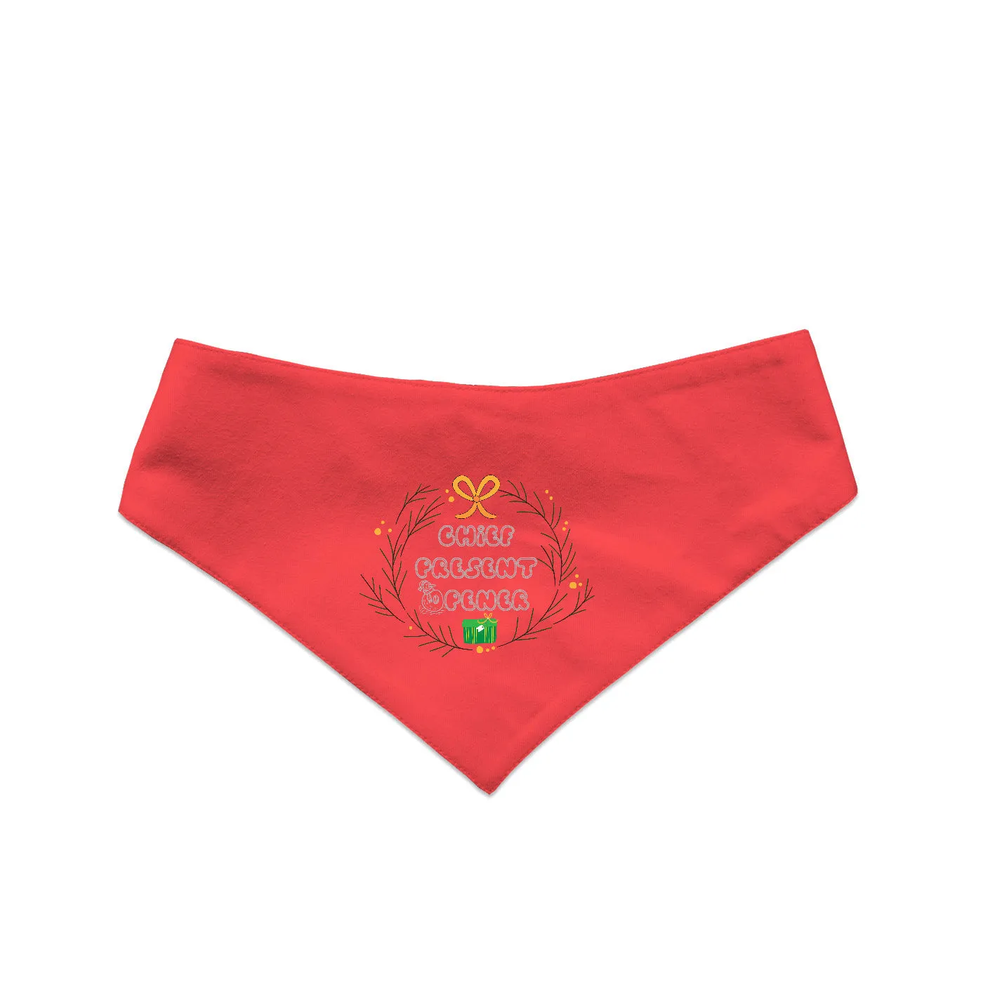 Chief Present Opener' Reversible Bandana for Dogs