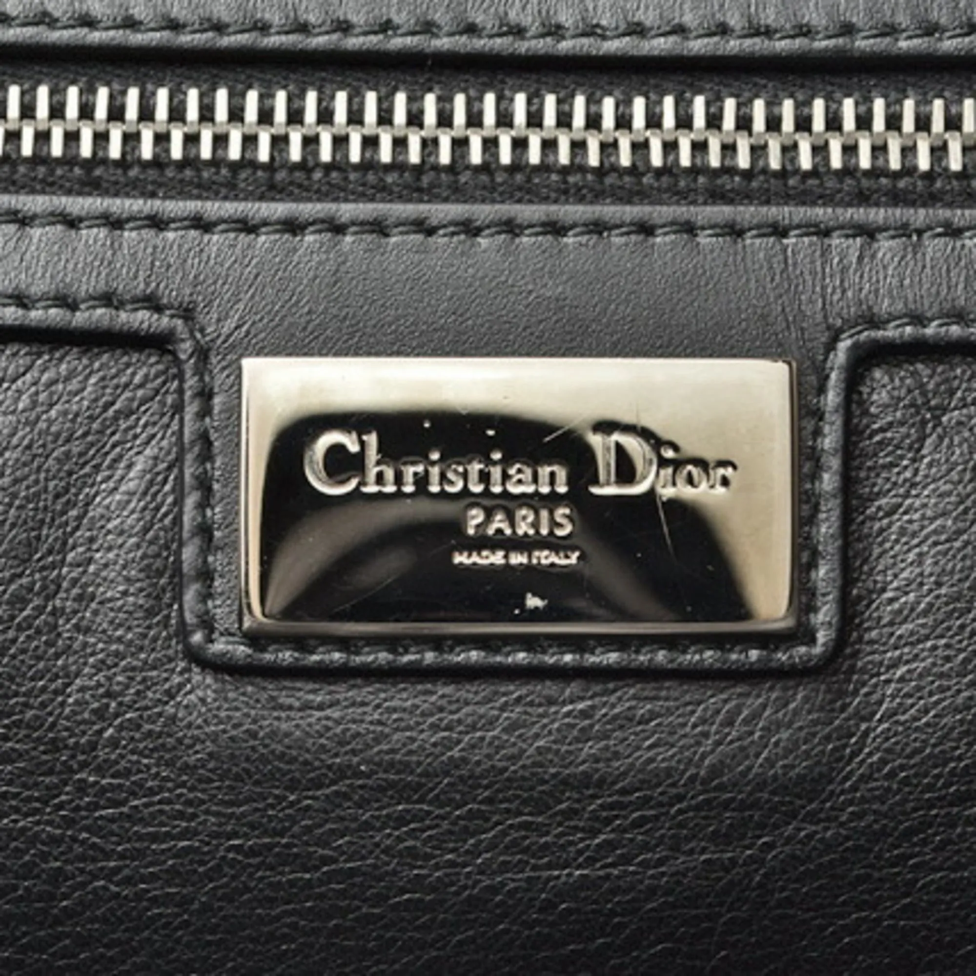 Christian Dior Tote Bag Camouflage Anselm Lyle Collaboration Leather Blue Multi M0171PTPI