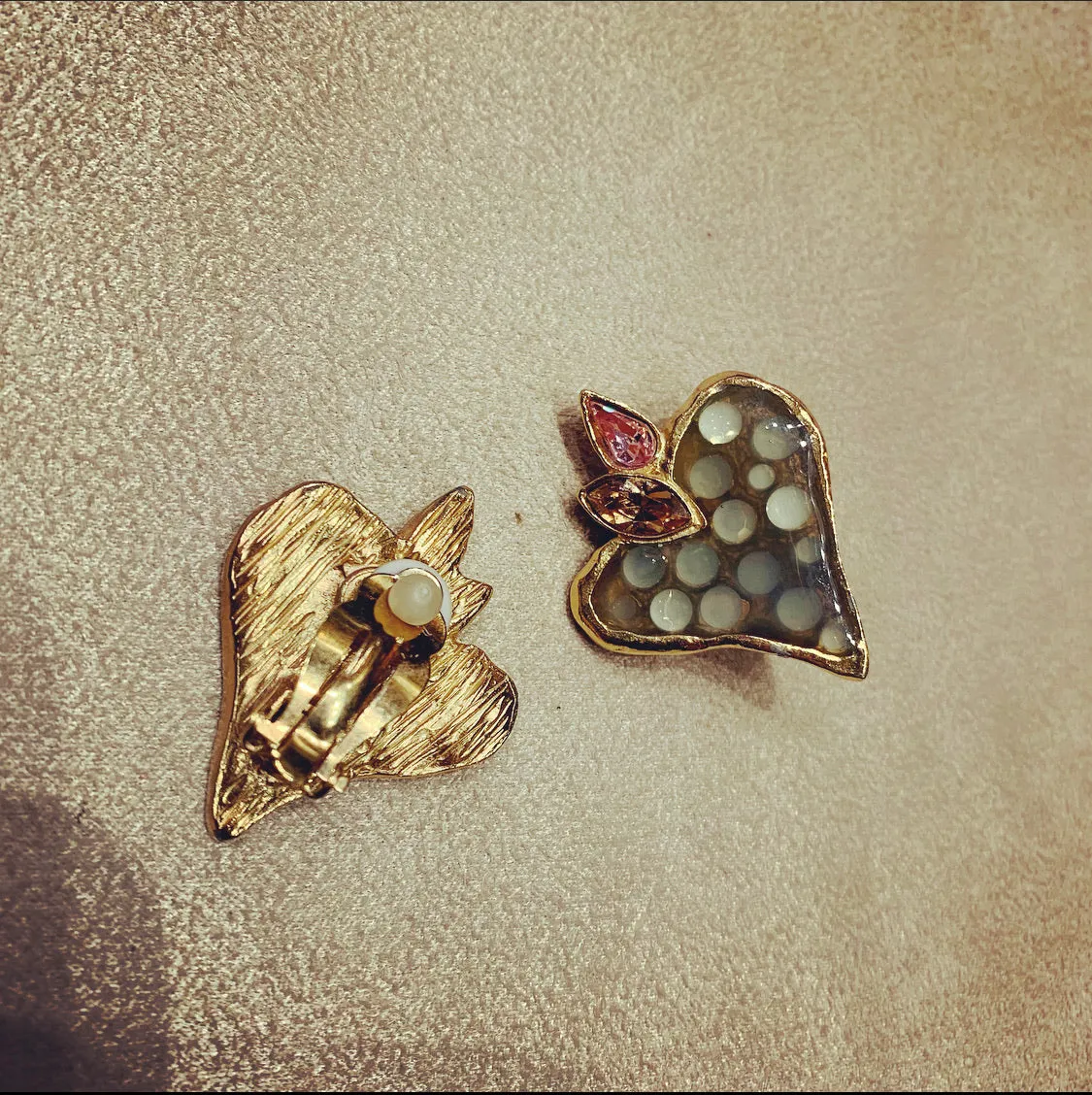 Christian Lacroix Heart Earrings