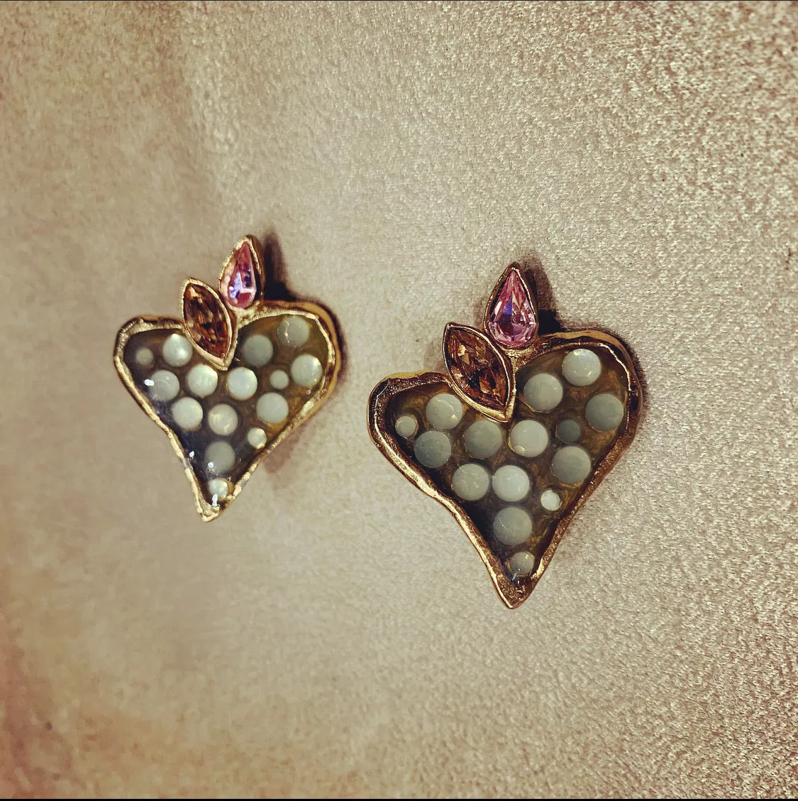 Christian Lacroix Heart Earrings