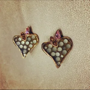 Christian Lacroix Heart Earrings