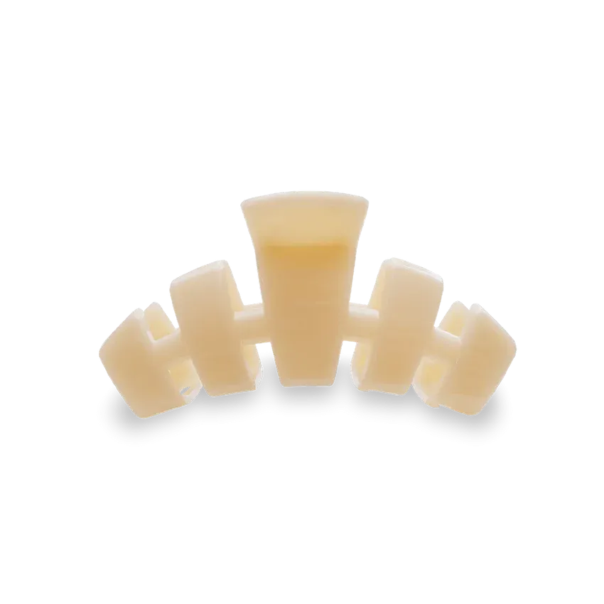 Classic Almond Beige Small Hair Clip