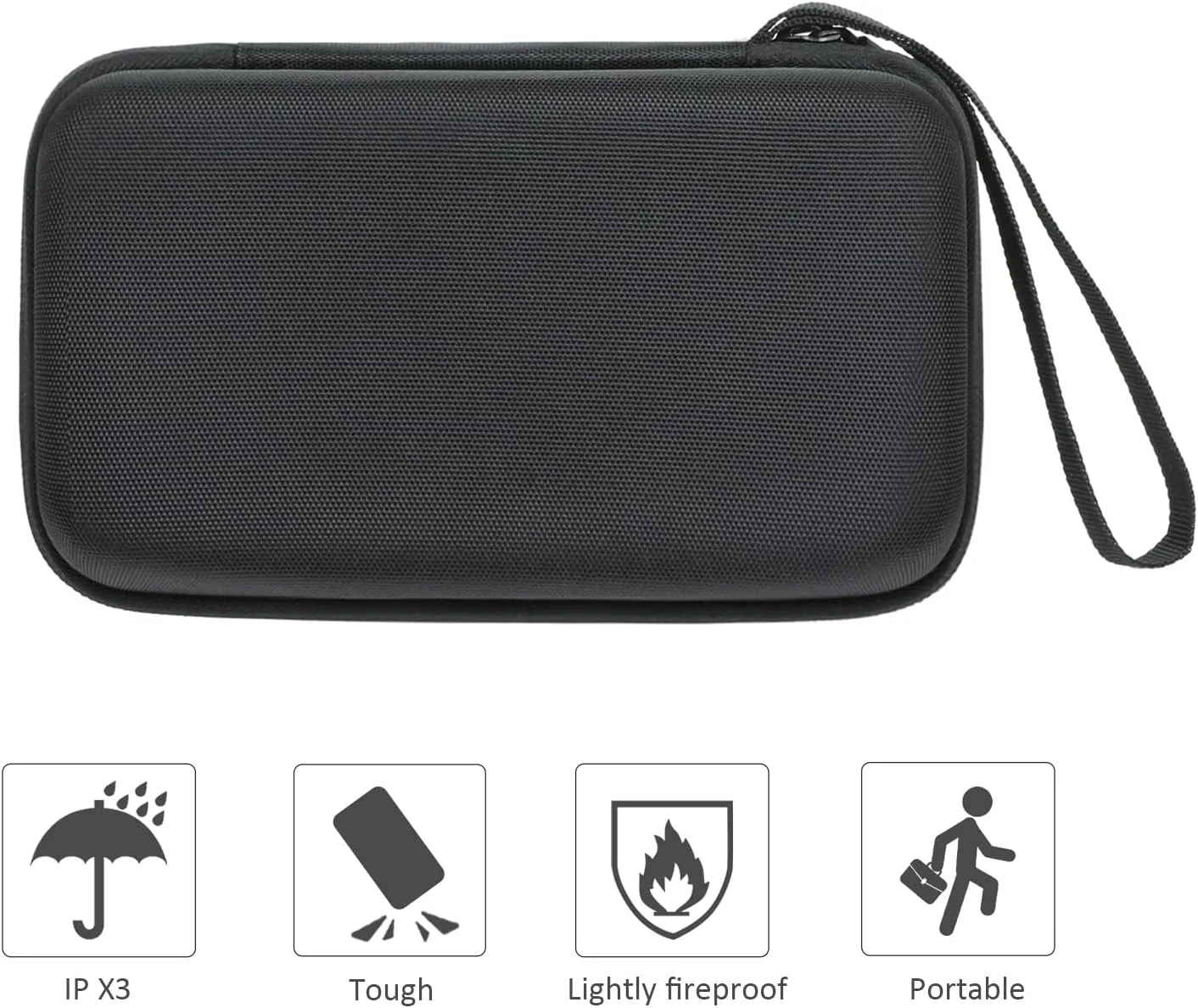 co2CREA Hard Case Replacement for Zoom H4n Pro Portable Recorder Stereo Microphones