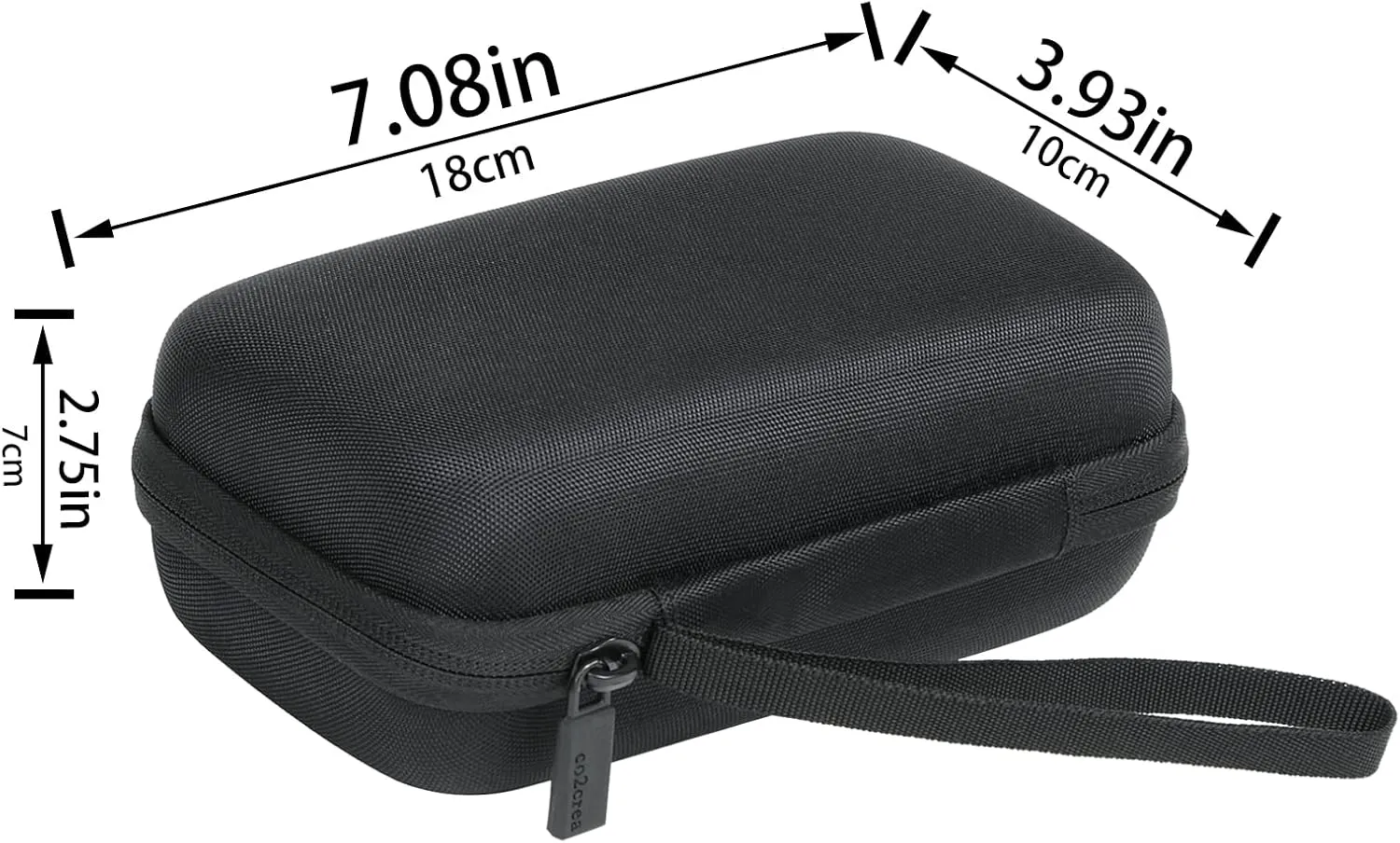 co2CREA Hard Case Replacement for Zoom H4n Pro Portable Recorder Stereo Microphones