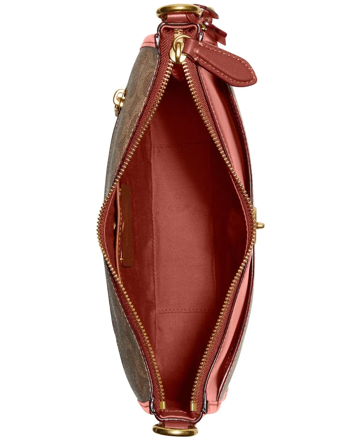 COACH Branded Coated Canvas Chaise Shoulder Bag Multi