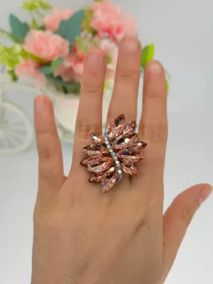 Color Quartz Ring Crystal Ring Cute Jewelry