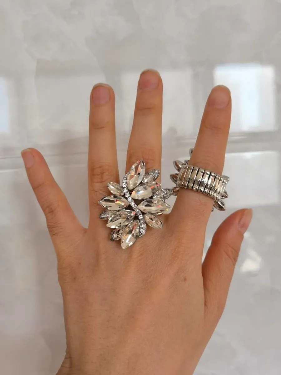 Color Quartz Ring Crystal Ring Cute Jewelry