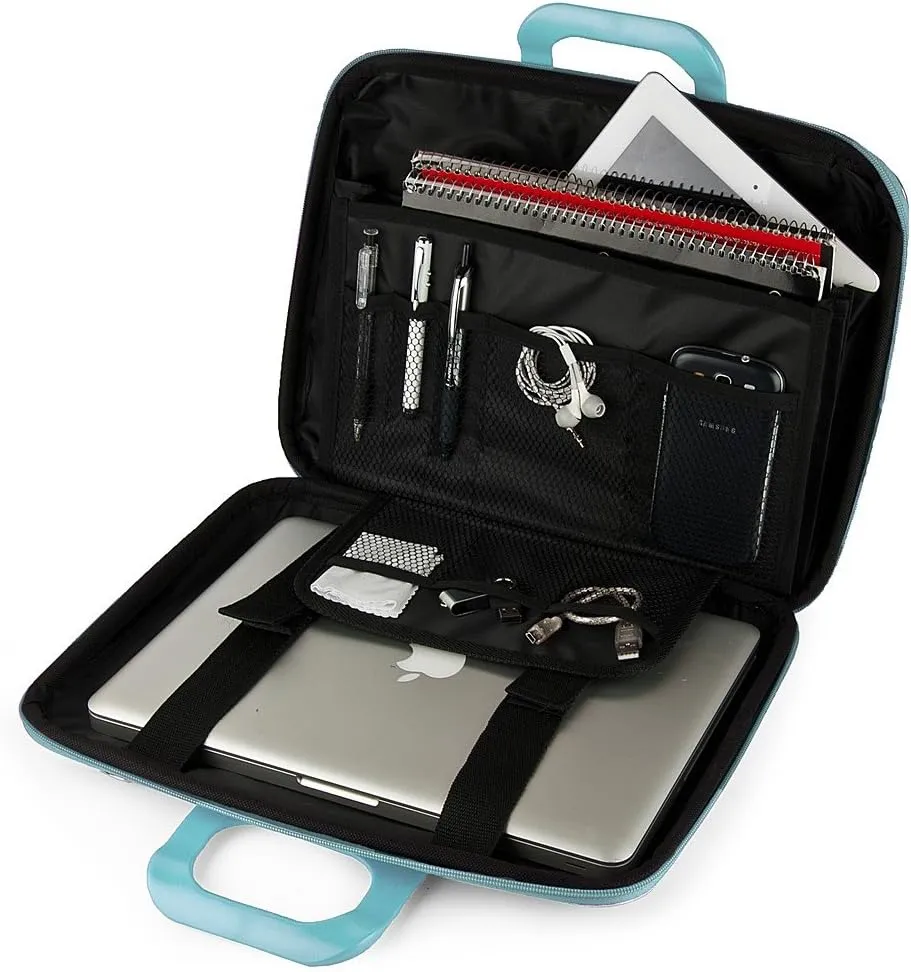 Comfortable Splash Proof Protective Tablet Bag with Top Handle, Removable Straps for Business Professionals, College, Travel