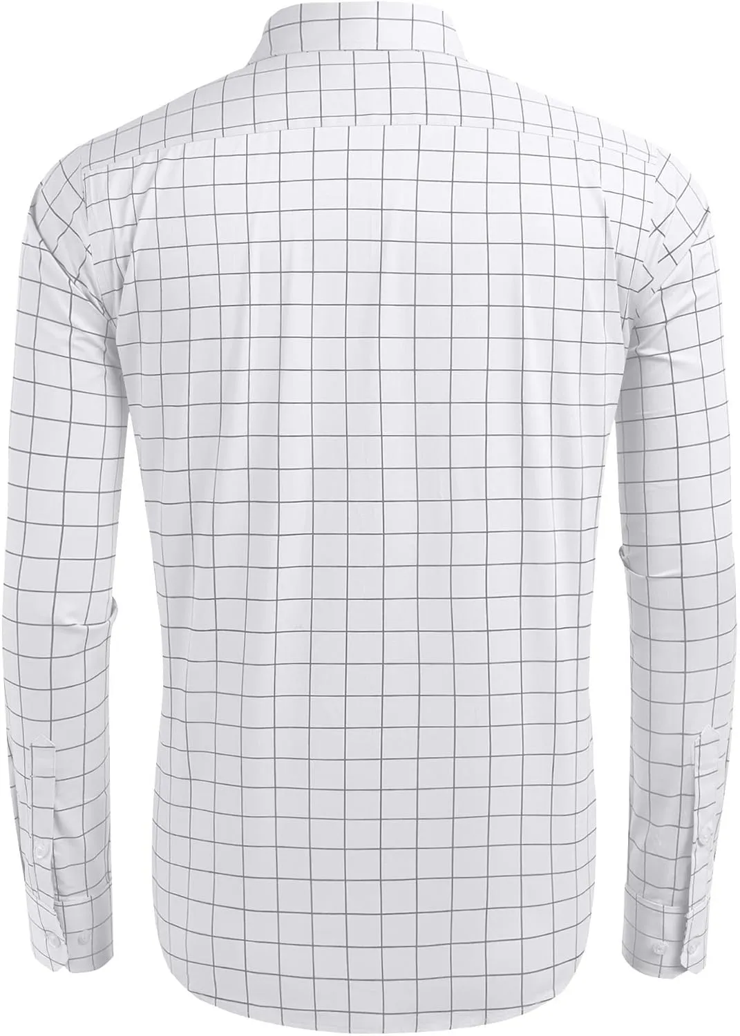 COOFANDY Men's Business Dress Shirt Long Sleeve Slim Fit Casual Button Down Shirt
