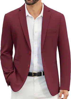 COOFANDY Men's Casual Blazer Slim Fit Suit Jackets Two Button Lightweight Knit Sport Coat