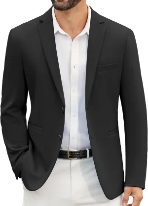 COOFANDY Men's Casual Blazer Slim Fit Suit Jackets Two Button Lightweight Knit Sport Coat