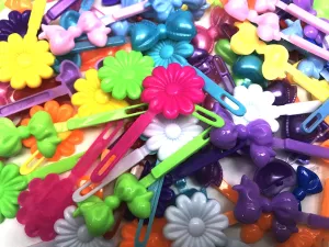 Crispy Collection Hair Accessories for Girls Assorted Hair Clips Selection Birthday Gifts for Girls (48 Pieces)