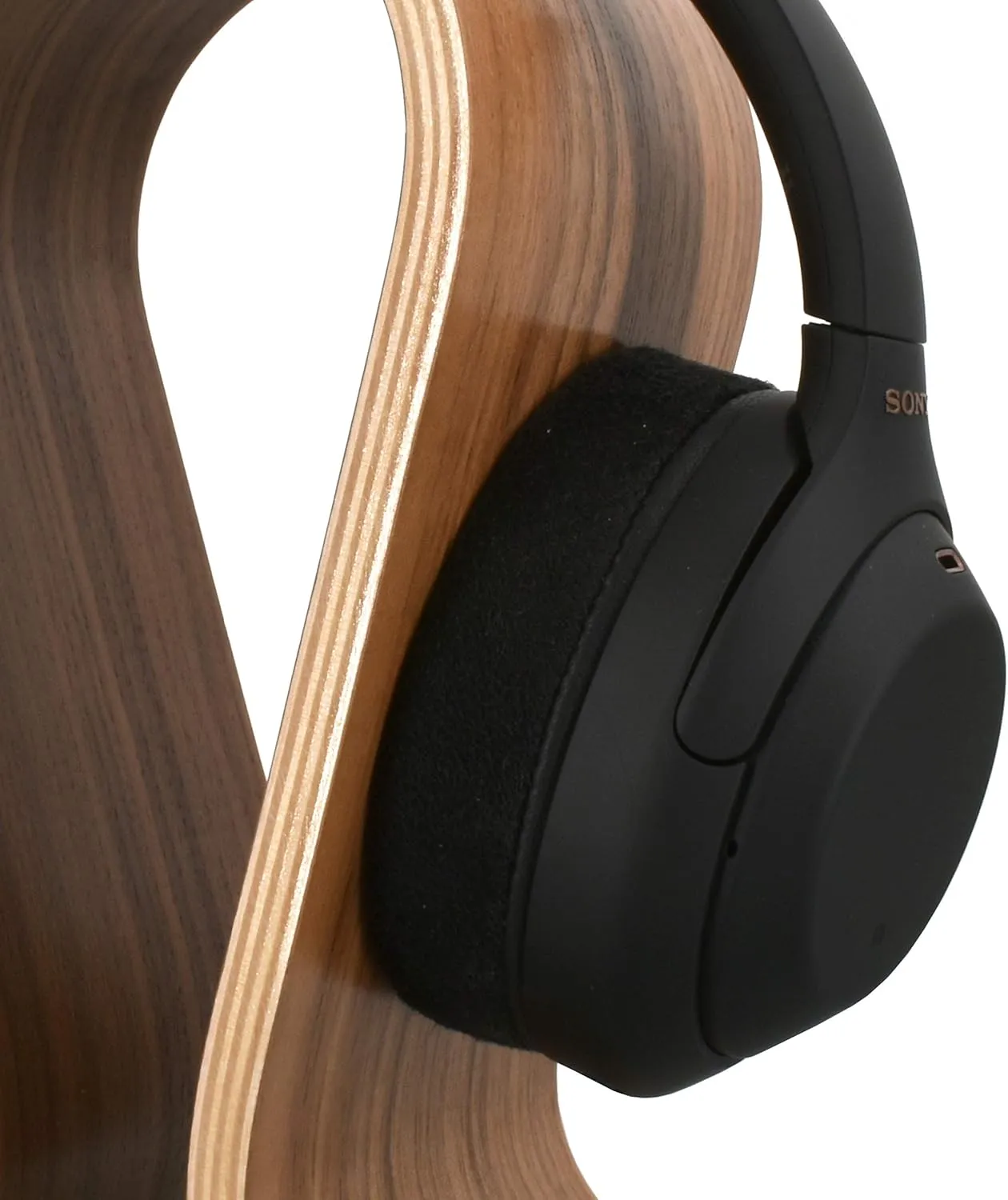 Dekoni Audio Choice Suede & Leather Replacement Ear Pads for Sony WH-1000XM4 Headphones | Premium Memory Foam Cushions in Black and Grey | Upgrade Comfort and Sound Isolation