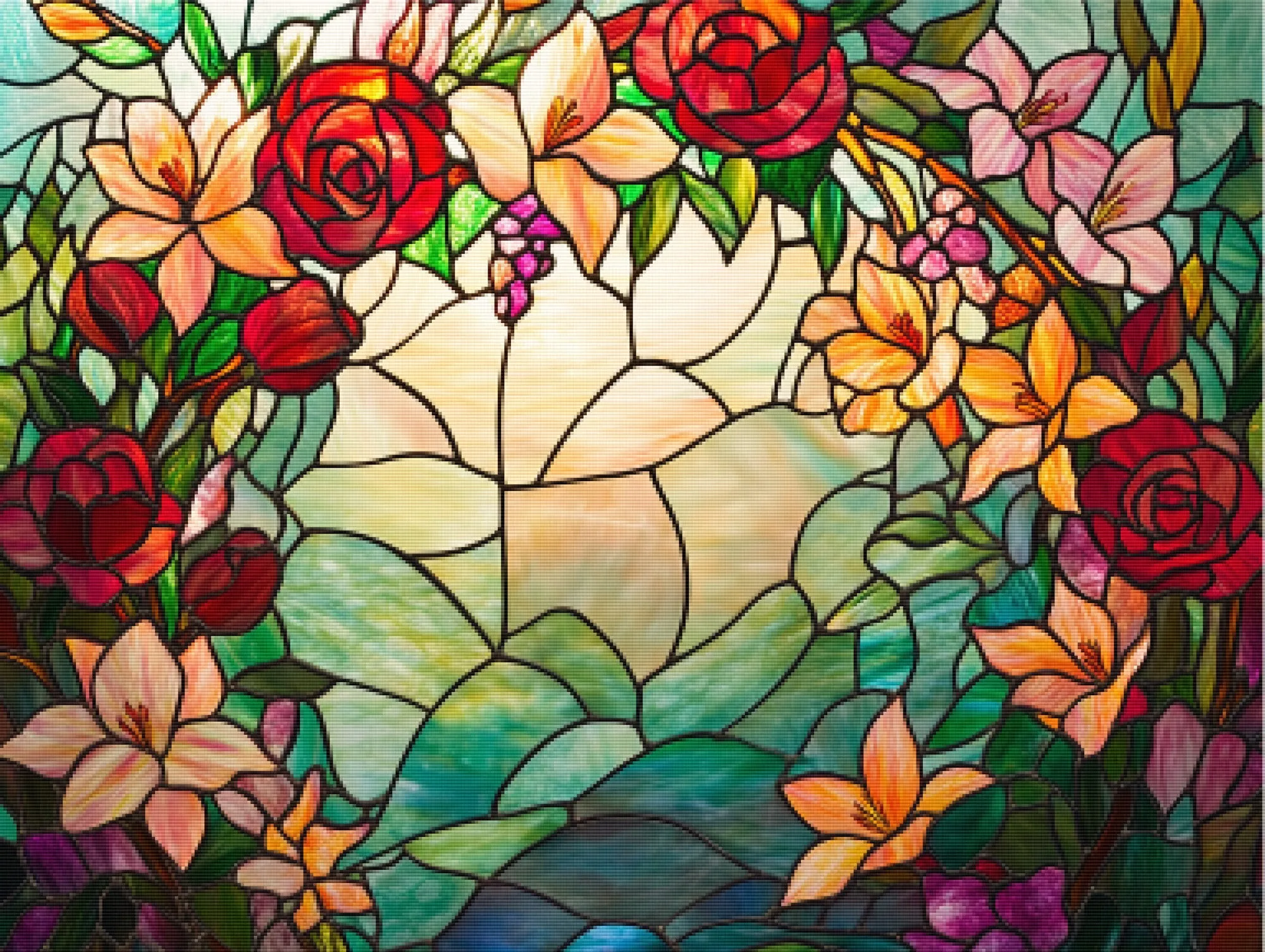 Delicate Floral Archway