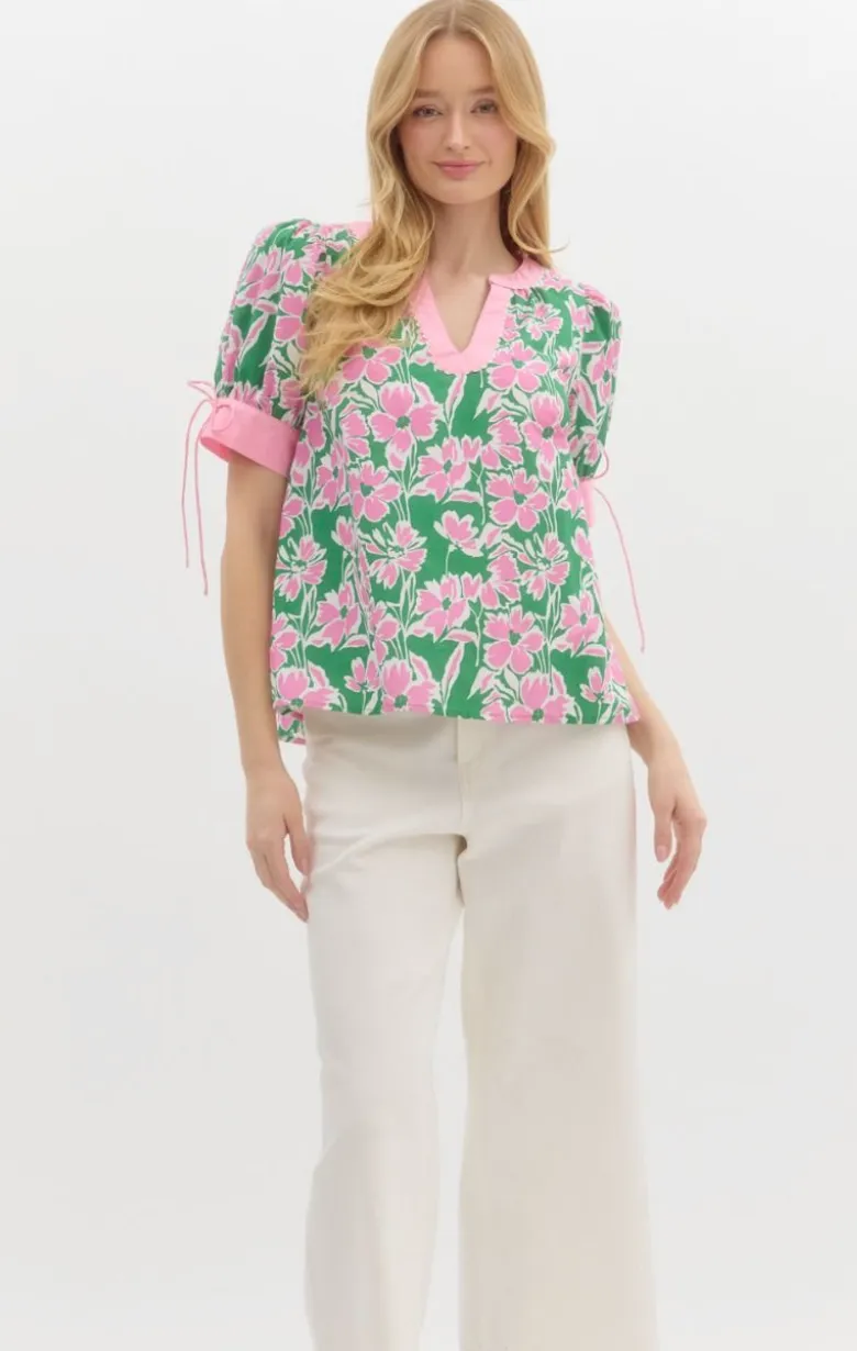Delicate Floral Top