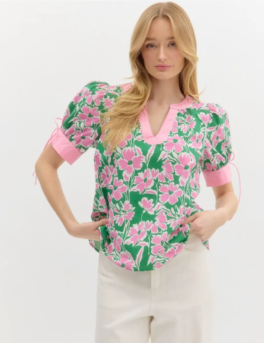 Delicate Floral Top