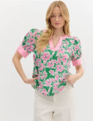 Delicate Floral Top