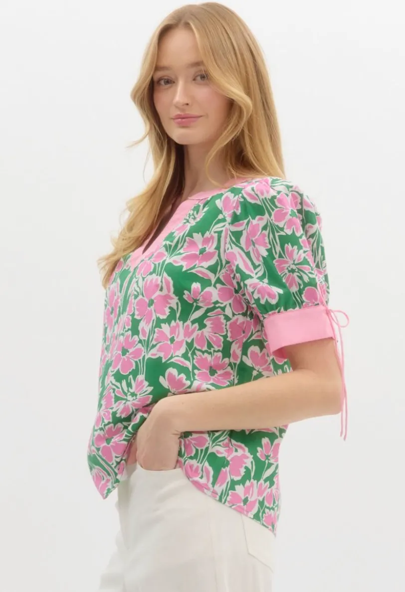 Delicate Floral Top