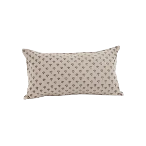 Delicate Lilac Floral Lumbar Pillow - 12x22