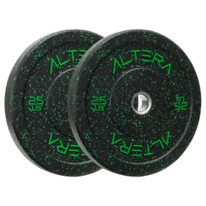 Discos Bumpers 25 Lbs Altera Hitemp Olimpico Profesional