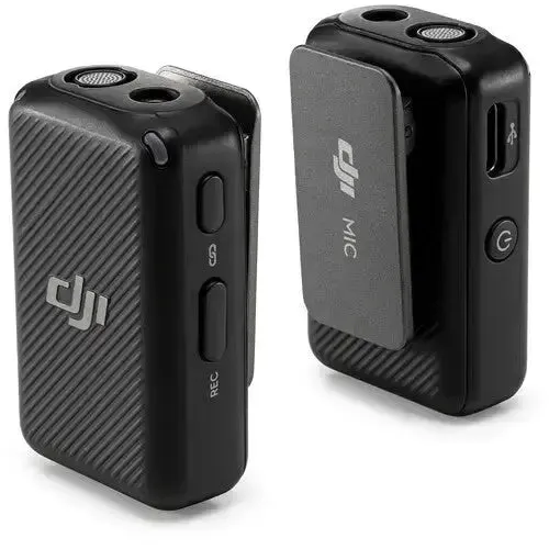 DJI Mic Dual-Transmitter Compact Digital Wireless Microphone System/Recorder for Cameras & Smartphones
