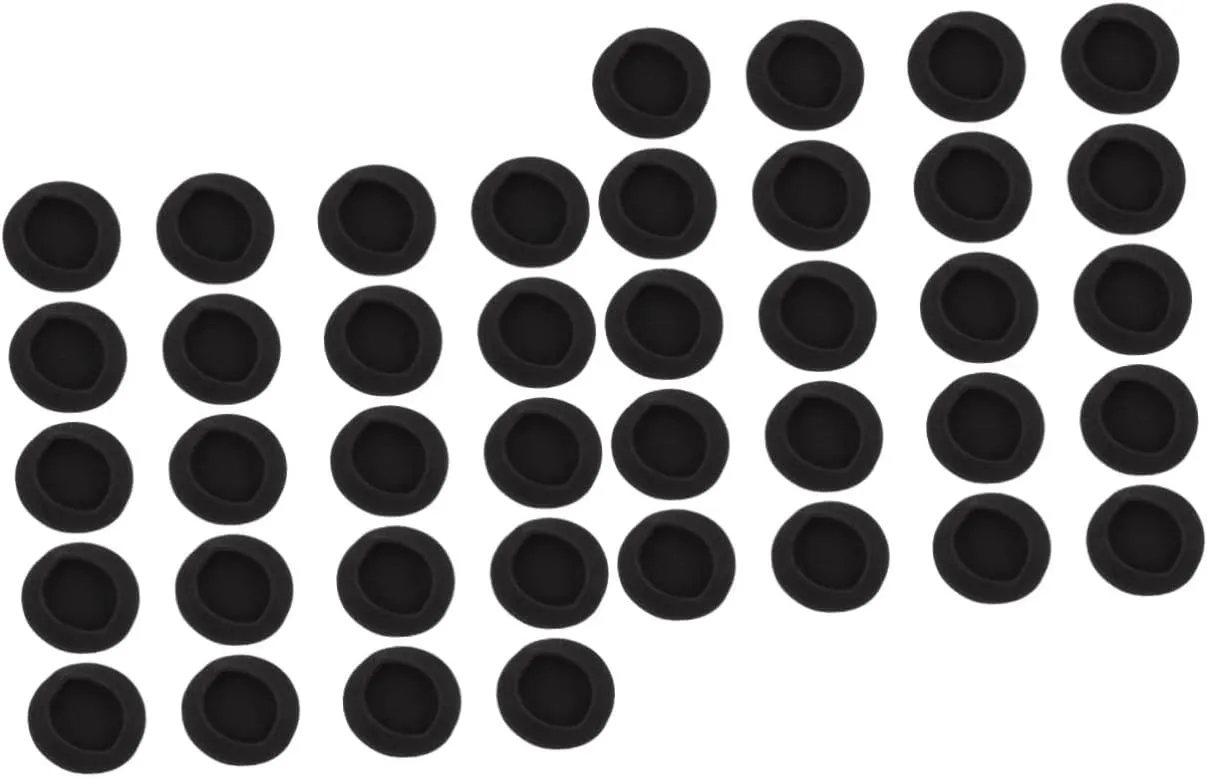 DOITOOL 40 Pcs Universal Fit Headset Earpads Sponge Ear Pad Cover Headset Replacement Cushion