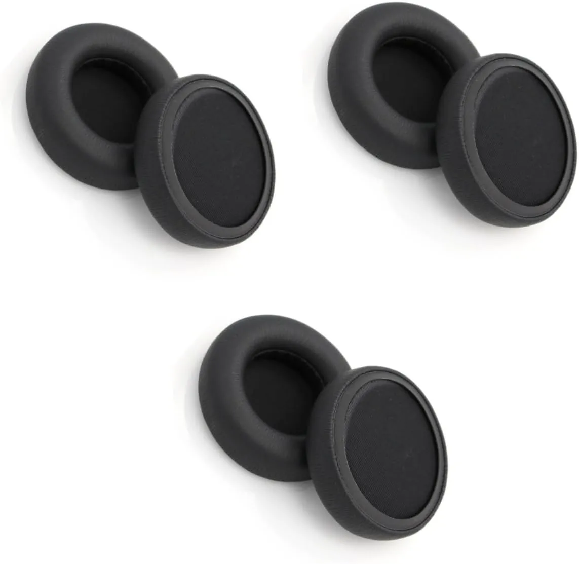 DOITOOL On-Ear Headphones Replacement Ear Pads Protein Leather Comfortable Memory Foam Cushions