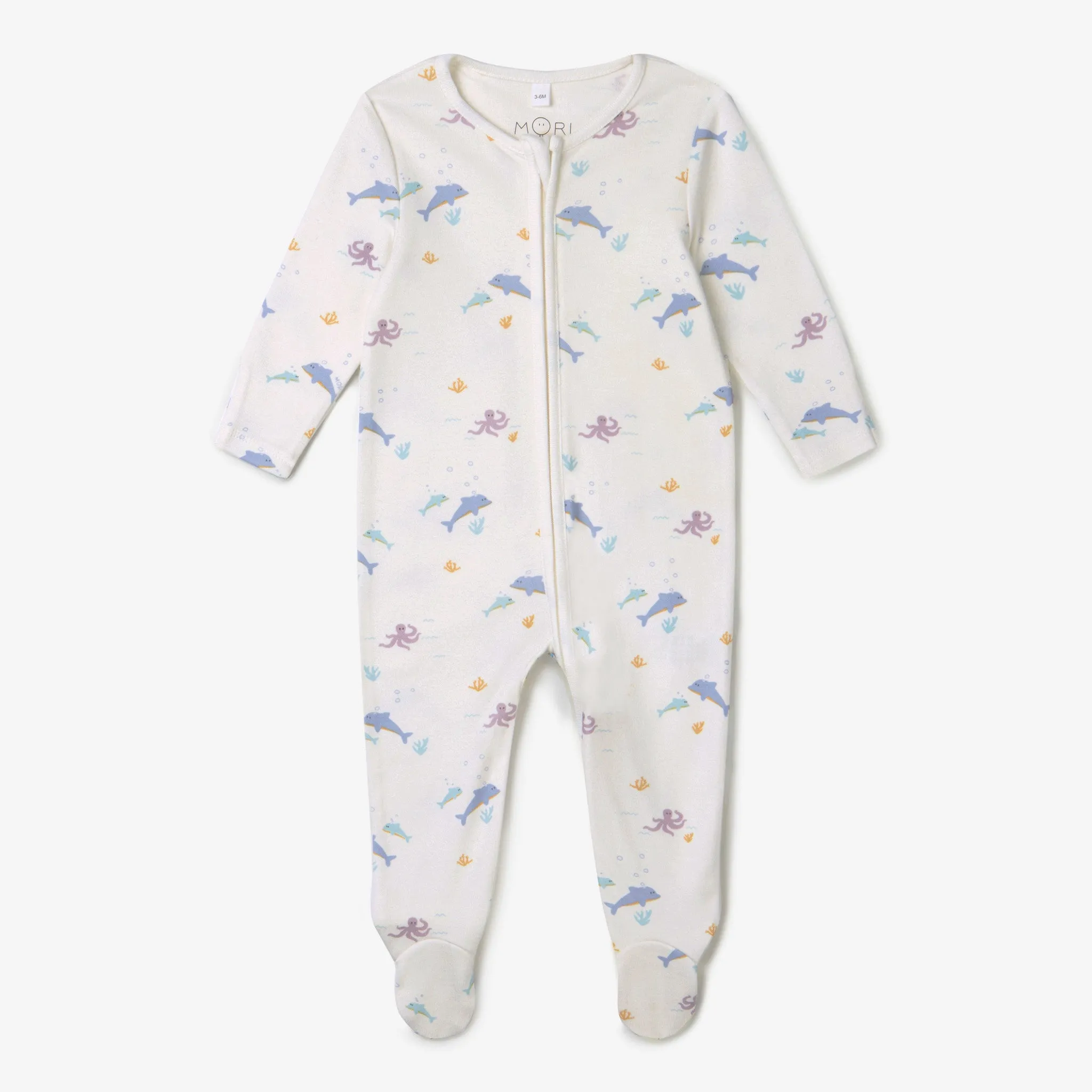 Dolphin Clever Zip Sleepsuit
