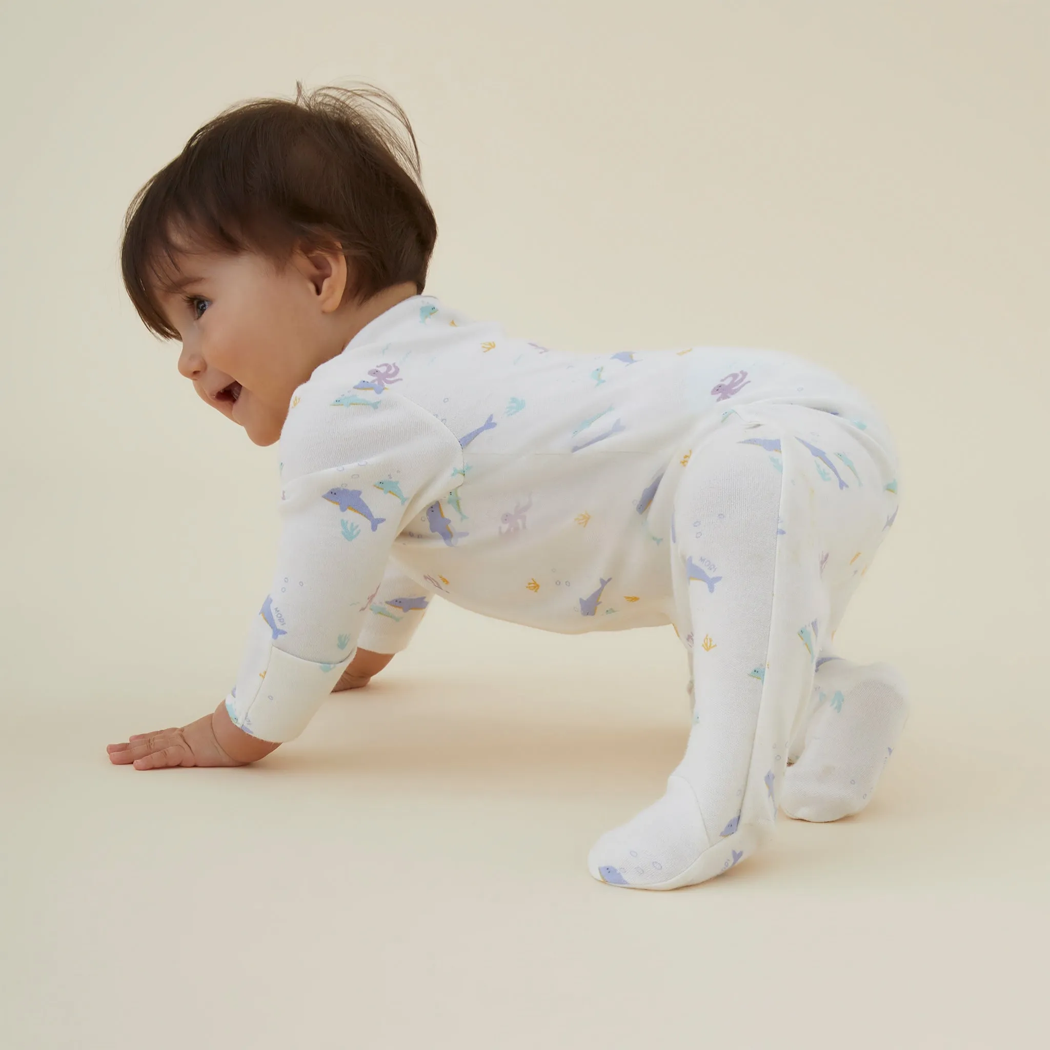 Dolphin Clever Zip Sleepsuit