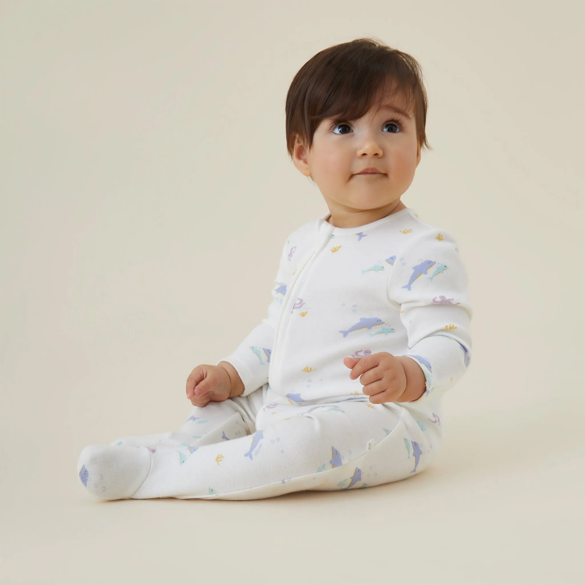 Dolphin Clever Zip Sleepsuit