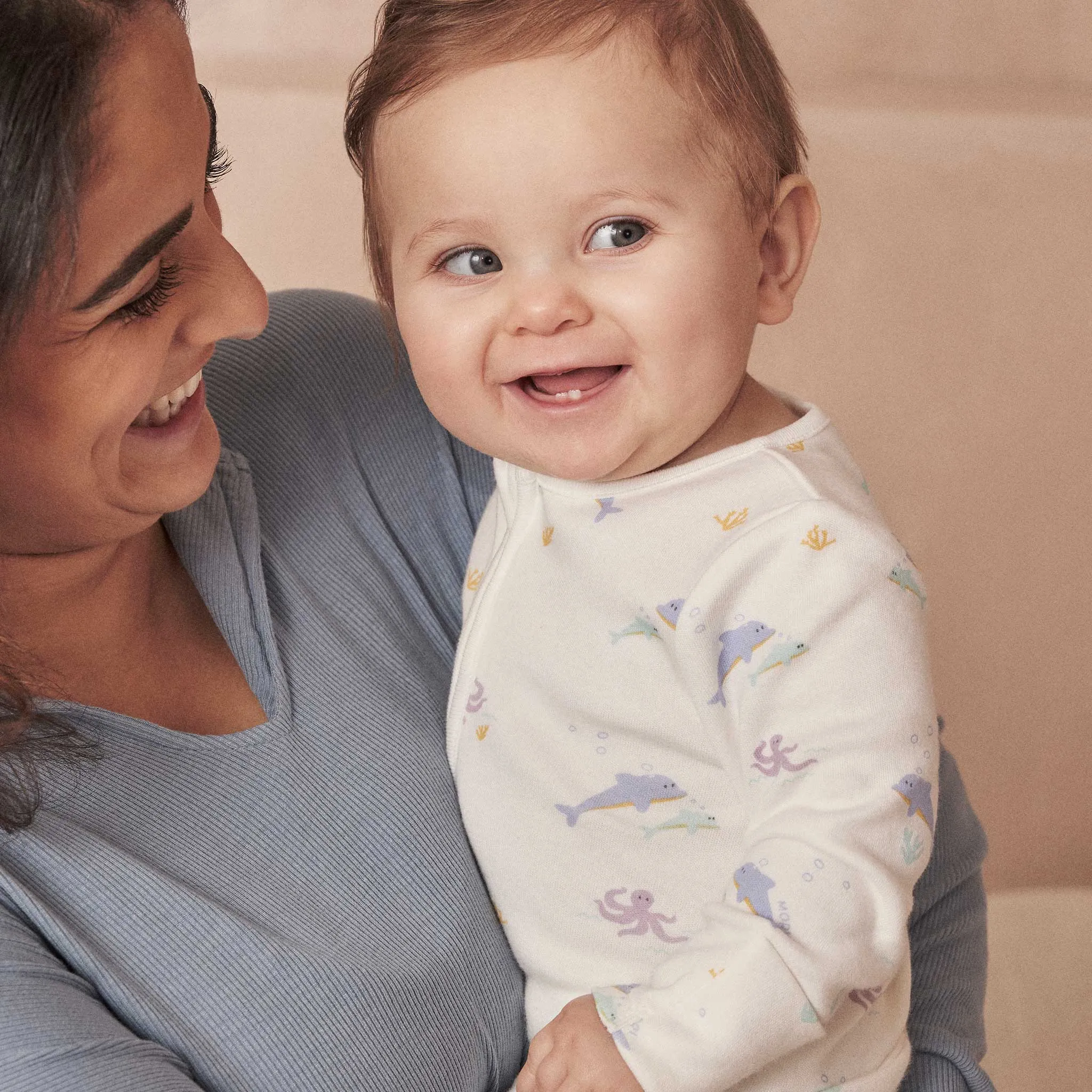 Dolphin Clever Zip Sleepsuit
