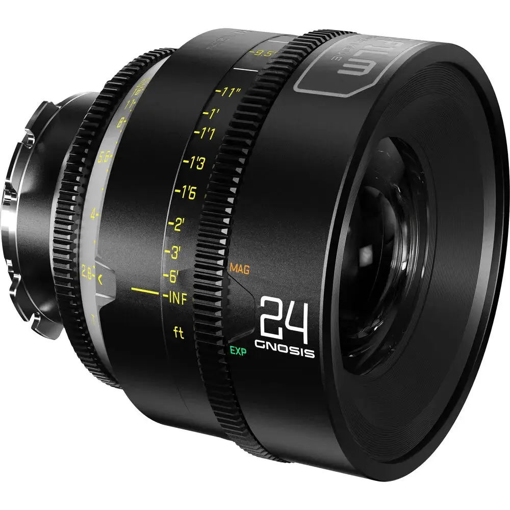 DZOFilm 24mm T2.8 Gnosis Macro Prime Lens (LPL with PL & EF Mounts, Imperial)