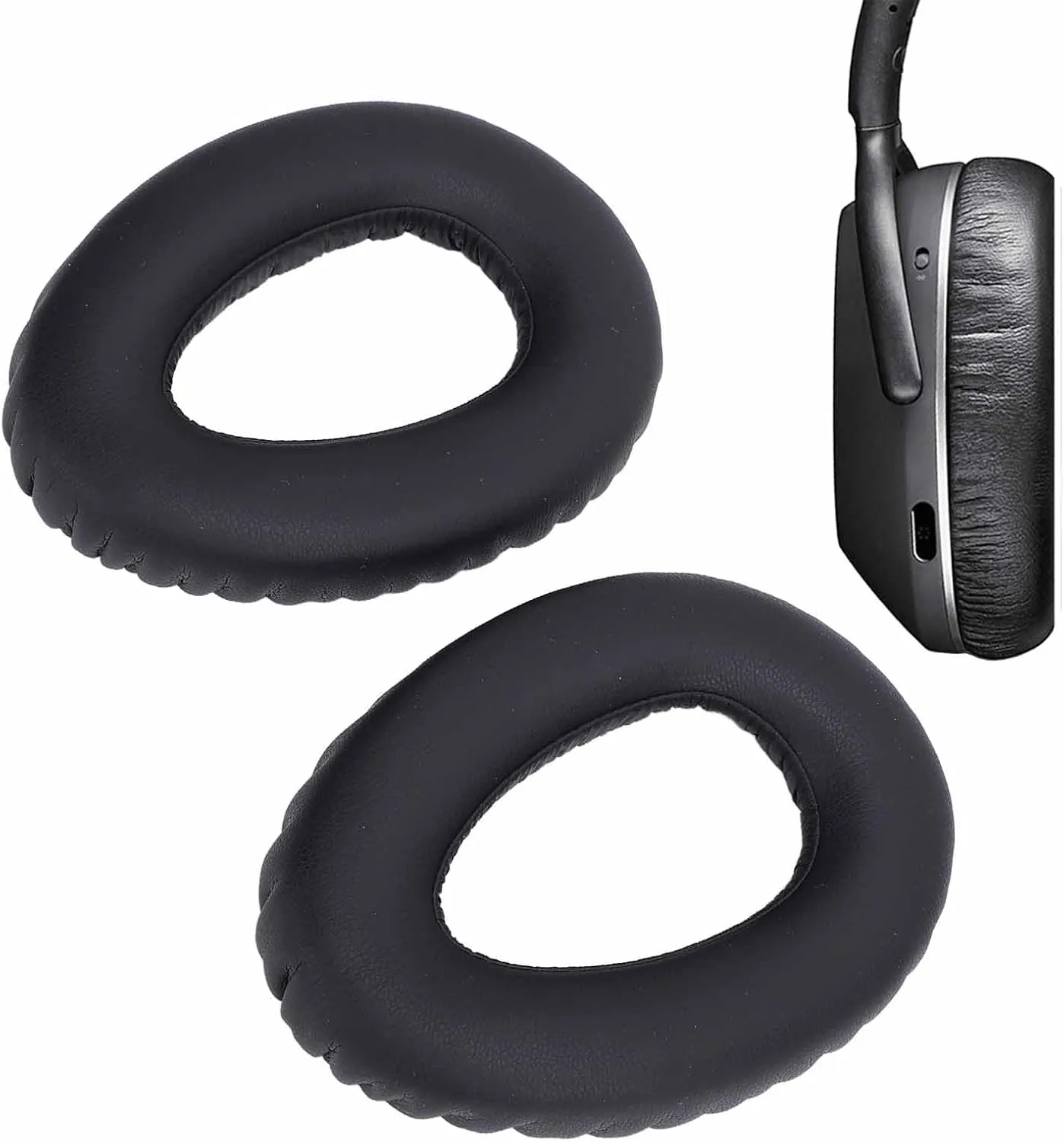 Ear Cushions for Sennheiser Headset Replacement Ear Pads for Sennheiser PXC480 PXC550 PXC550-II, MB 660 UC, MB 660 MC, EPOS Adapt 660 Headset - 1 Pairs