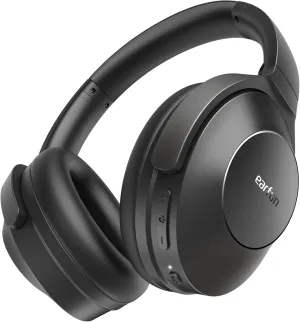 EarFun Wave Life Hybrid Active Noise Cancelling Headphones, Wireless Over Ear Bluetooth 5.4 Headphones, 4 Mics AI Clear Call, Deep Bass, 60H Playtime, Comfortable Fit, Custom EQ, Multipoint Connection