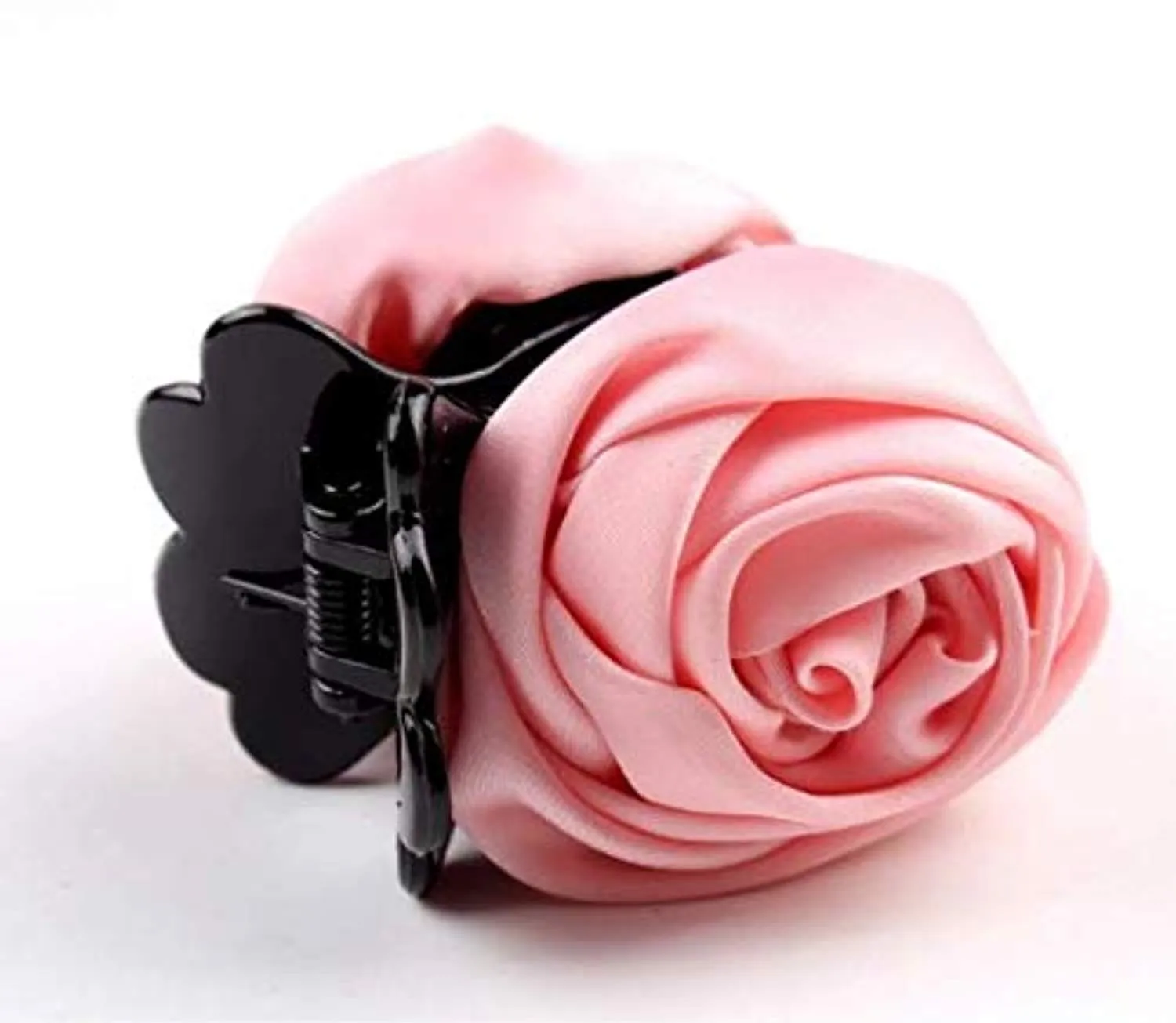 Electomania Women's and Girl's Cloth Rose Flower Hair Clip Jaw Clutcher Set (Random Colour)