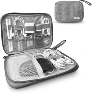 Electronics Charger Organizer - Travel Cable Case for Cords, Chargers, and Tech Accessories