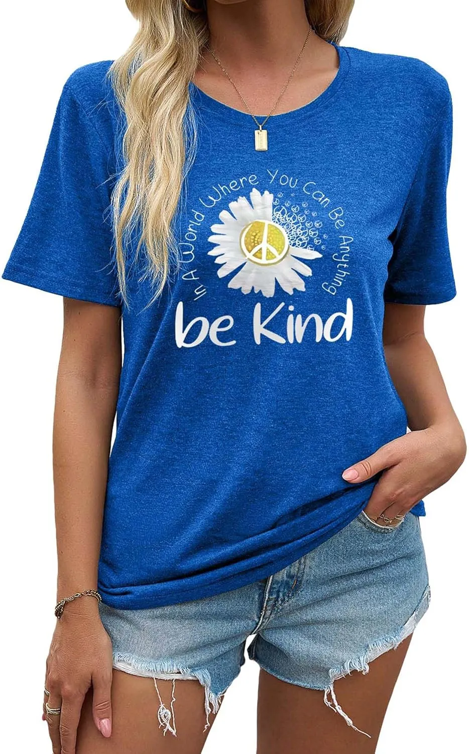 EUOW Tshirts for Womens Graphic Summer Tees Short Sleeve Loose Fit Trendy Tops