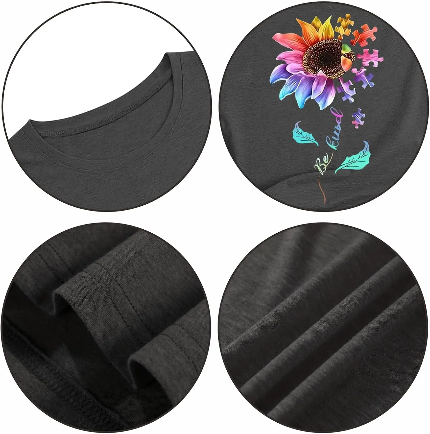 EUOW Tshirts for Womens Graphic Summer Tees Short Sleeve Loose Fit Trendy Tops